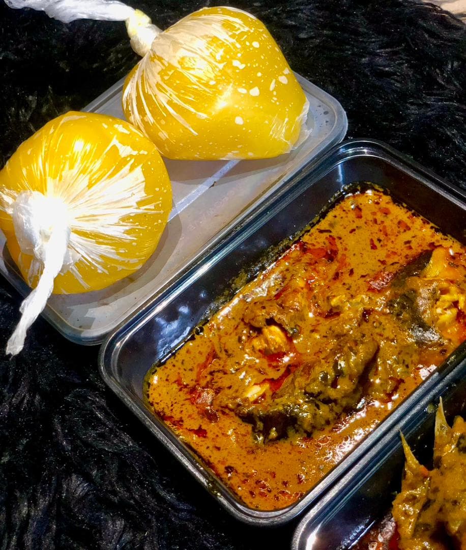 Banga Soup with Beef