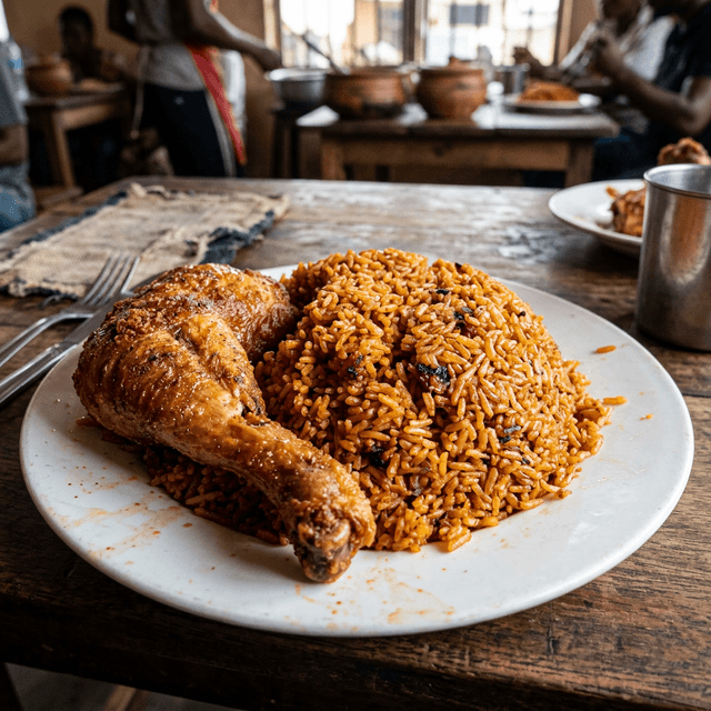 Jellof Rice and Turkey