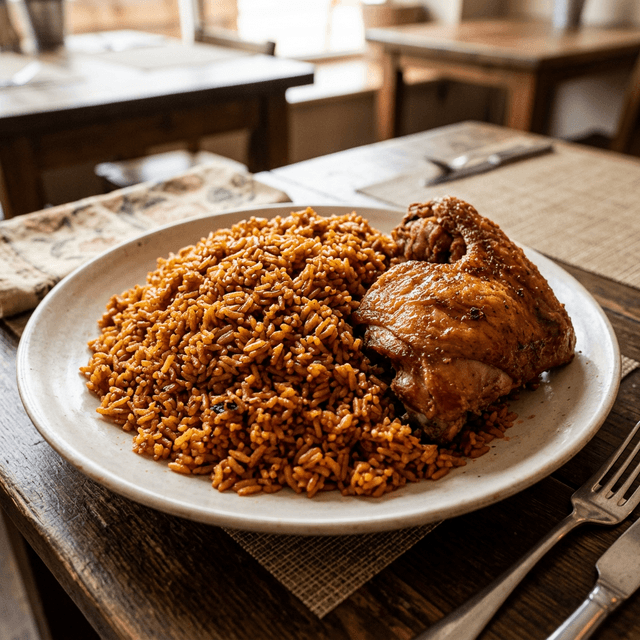 Jellof Rice and Turkey